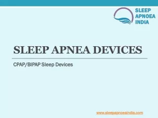Sleep Apnea Devices