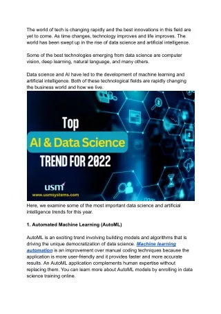 the world of tech is changing rapidly