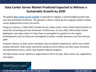 Data Center Server Market