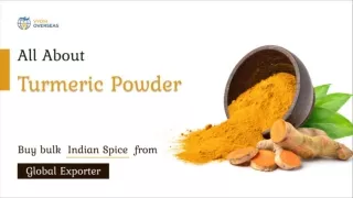 All About Turmeric Powder - Buy bulk Indian Spice from global Exporter - Vyom Overseas