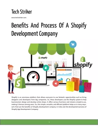 Benefits And Process Of A Shopify Development Company