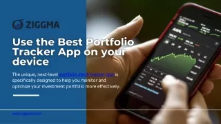 Use the Best Portfolio Tracker App on your device