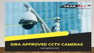 Get Top Quality Sira Approved CCTV Cameras in UAE