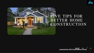 AKS Constructions Group| Best Construction Company in Trivandrum