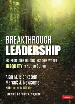 ePUB  Breakthrough Leadership Six Principles Guiding Schools Where