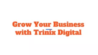 grow your business with trinix digital
