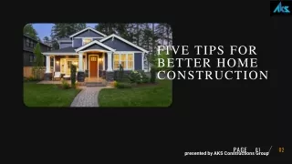 AKS Constructions Group|Best Construction Company in Trivandrum