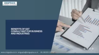 Benefits of GST Consultant For Business and Industries