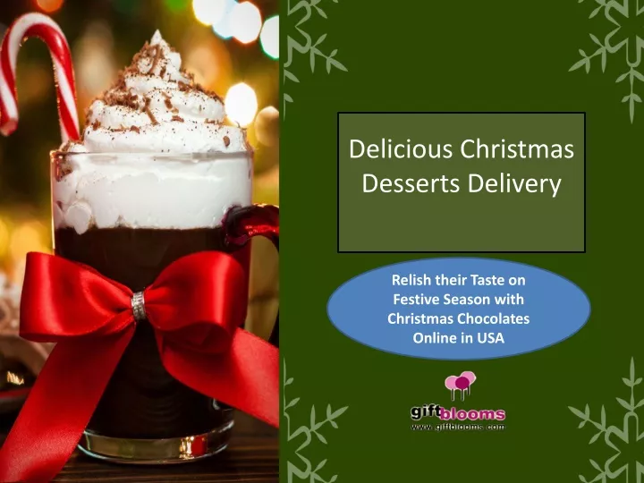 delicious christmas desserts delivery