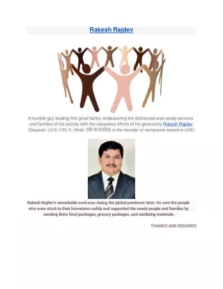rakesh rajdev