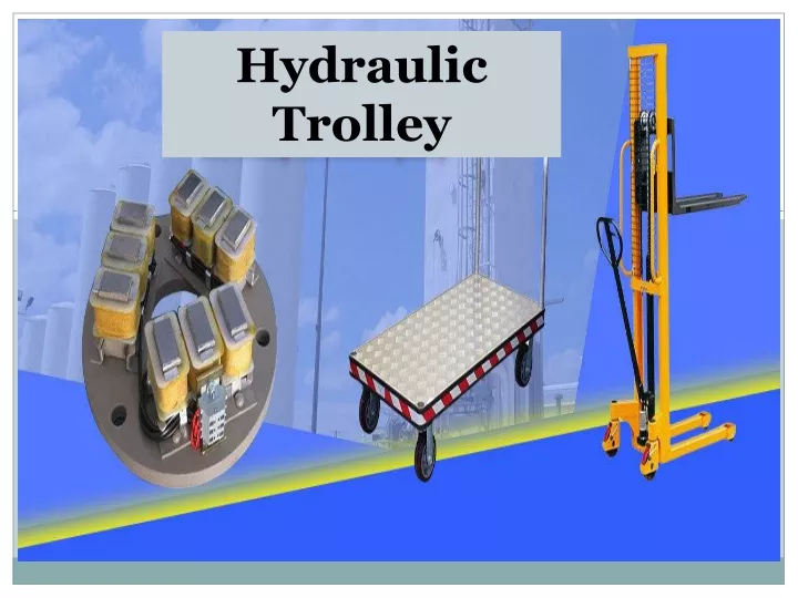 hydraulic trolley
