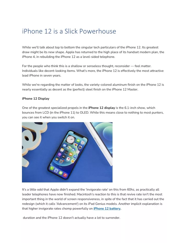 iphone 12 is a slick powerhouse while we ll talk