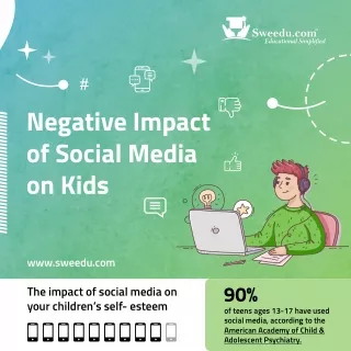 Negative imapct of social media for kids  sweedu education erp software