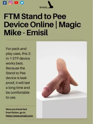 FTM Stand to Pee Device Online  Magic Mike - Emisil
