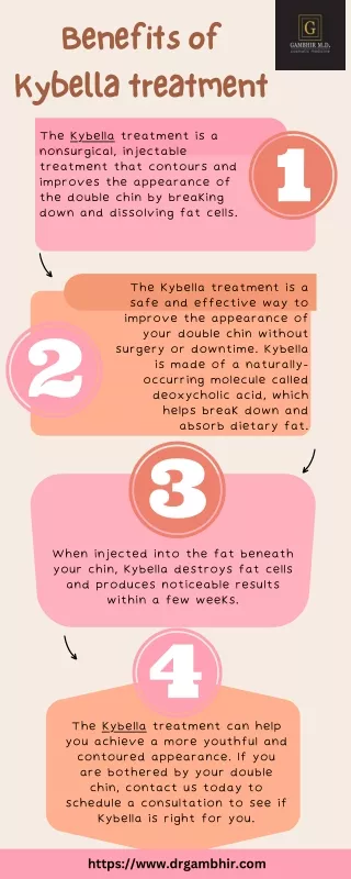 Benefits of Kybella treatment