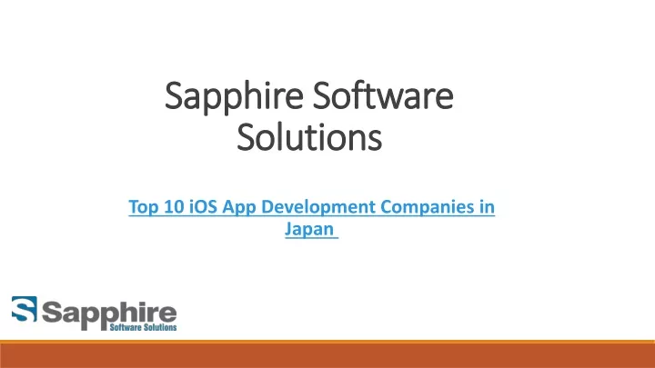 sapphire software solutions