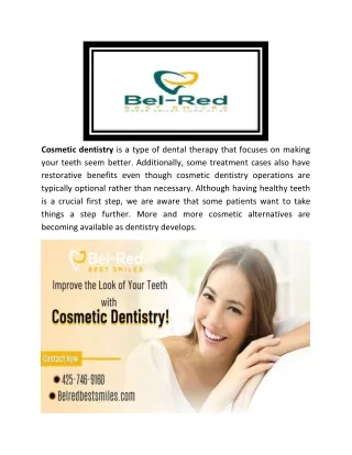 Cosmetic Dentistry Bellevue Wa |Bel-Red Best Smiles