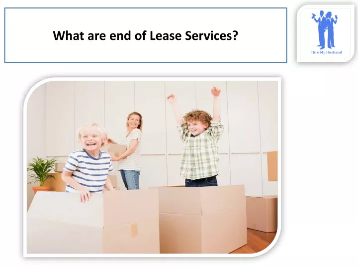 what are end of lease services