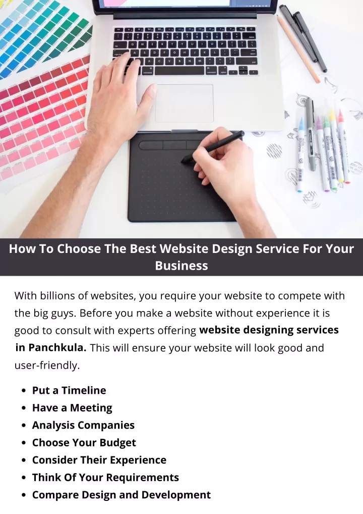 how to choose the best website design service