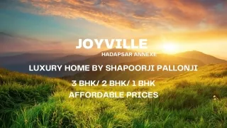 Joyville Hadapsar Annexe by Shapoorji Pallonji In Pune.