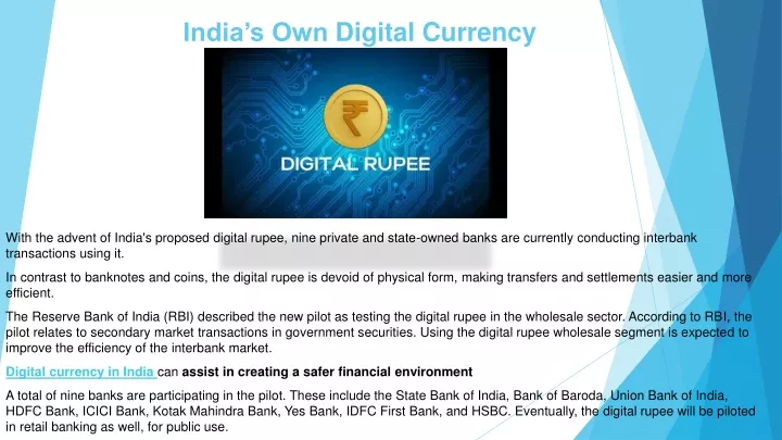 india's own digital currency essay