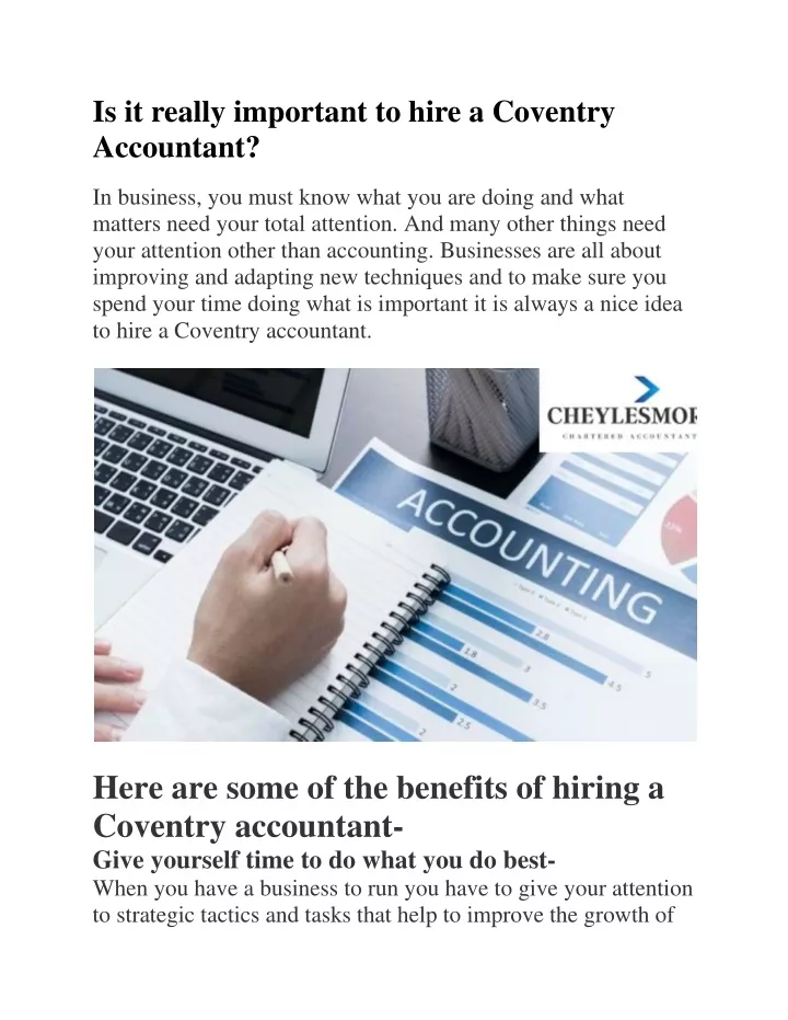 is it really important to hire a coventry