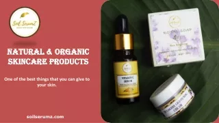 Natural & Organic Skincare Products