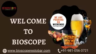Best restaurants and bar in noida Bioscope
