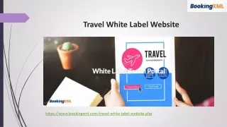 travel white label website