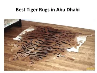 Best Tiger Rugs in Abu Dhabi