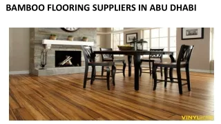 Bamboo Flooring Suppliers In Abu Dhabi
