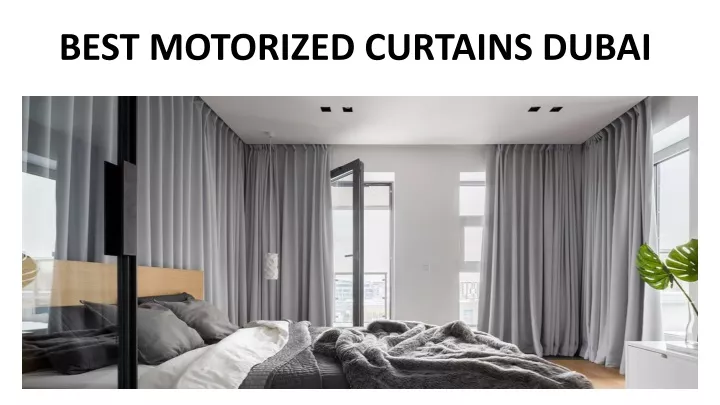 best motorized curtains dubai
