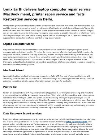 laptop repair in delhi