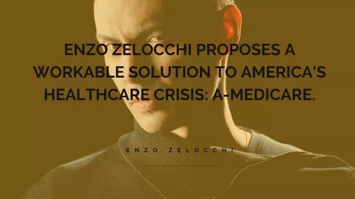 enzo zelocchi proposes a workable solution
