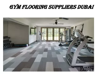 Gym flooring Suppliers Dubai