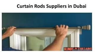 Curtain Rods Suppliers in Dubai