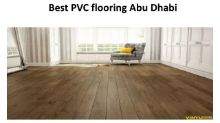 Best PVC flooring Abu Dhabi