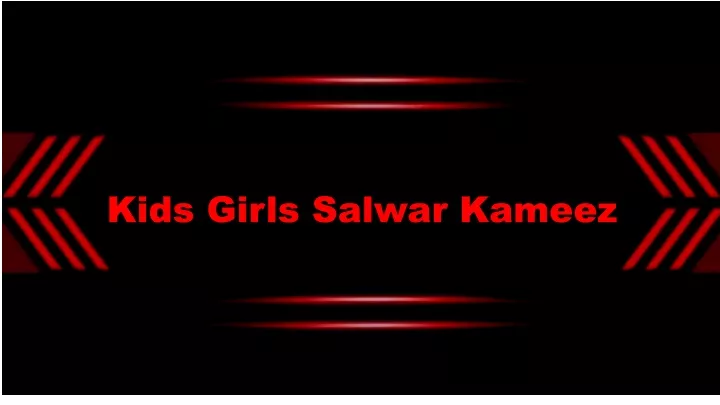kids girls salwar kameez