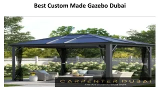 Best Custom Made Gazebo Dubai