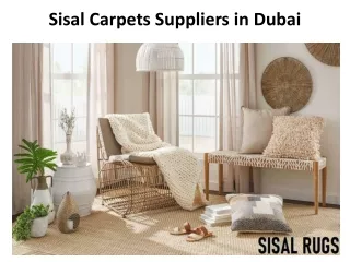 Sisal Carpets Suppliers in Dubai