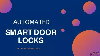 Automated Smart Door Locks