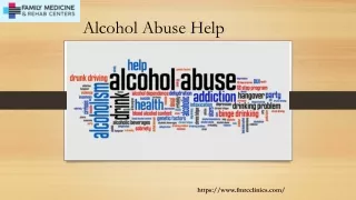 alcohol abuse help