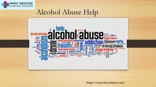 alcohol abuse help