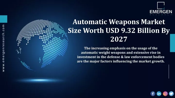 automatic weapons market size worth