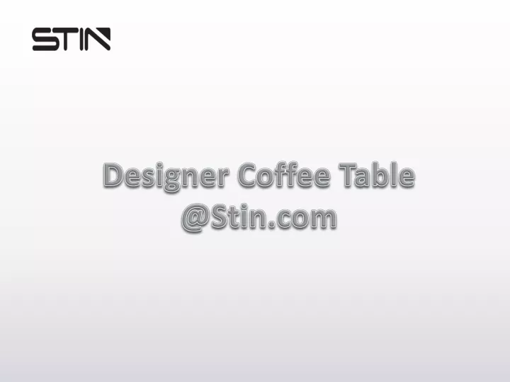 designer coffee table @ stin com