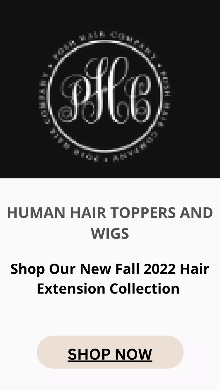 human hair toppers and wigs