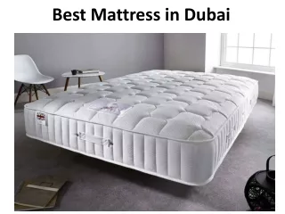 Best Mattress in Dubai