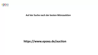 auf der suche nach der besten m nzauktion