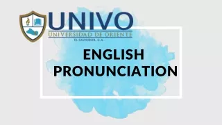 english pronunciation