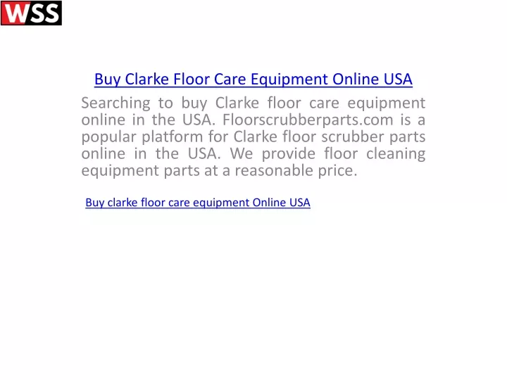 buy clarke floor care equipment online usa